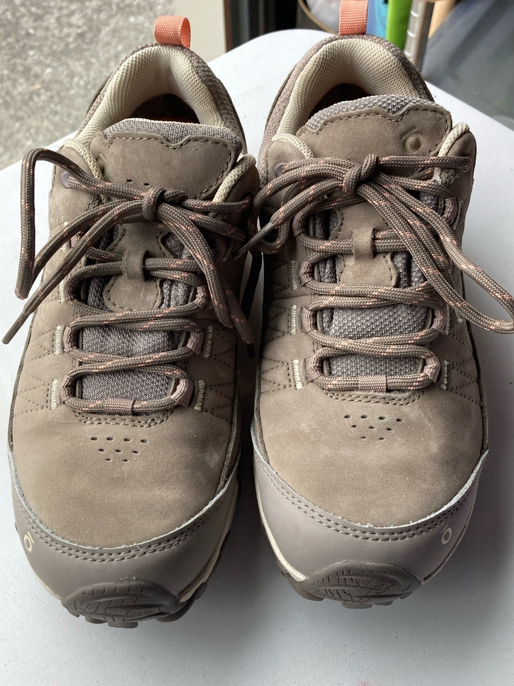 OBOZ B Dry Women’s Trek  Walking Sneakers in Taupe -size 7